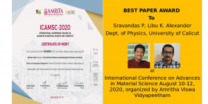 BEST PAPER AWARD